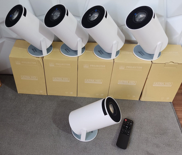 ویدیو پروژکتور استوانه ای HY300 اندرویدی Ultra HD