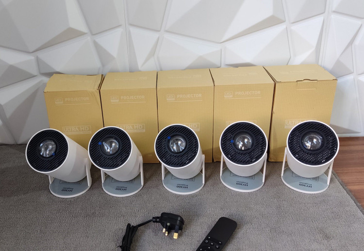 ویدیو پروژکتور استوانه ای HY300 اندرویدی Ultra HD