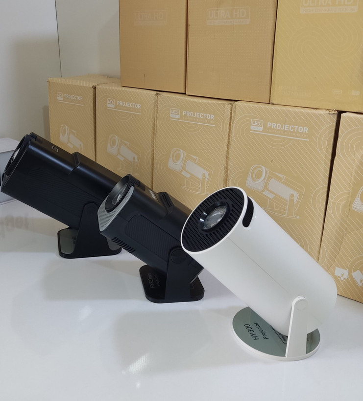 ویدیو پروژکتور استوانه ای HY300 اندرویدی Ultra HD