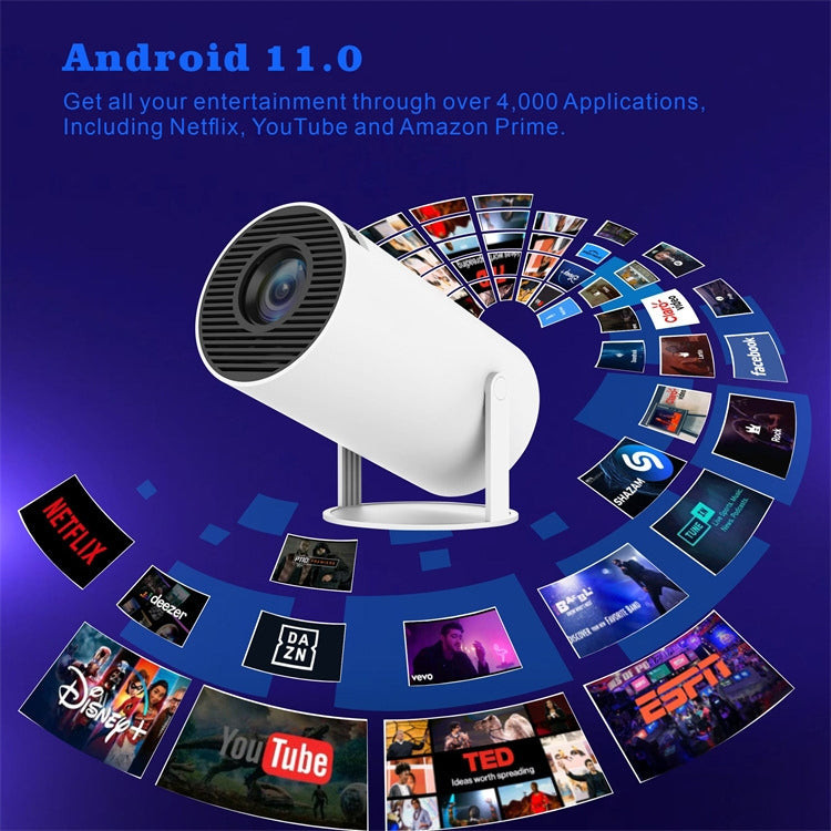ویدیو پروژکتور استوانه ای HY300 اندرویدی Ultra HD