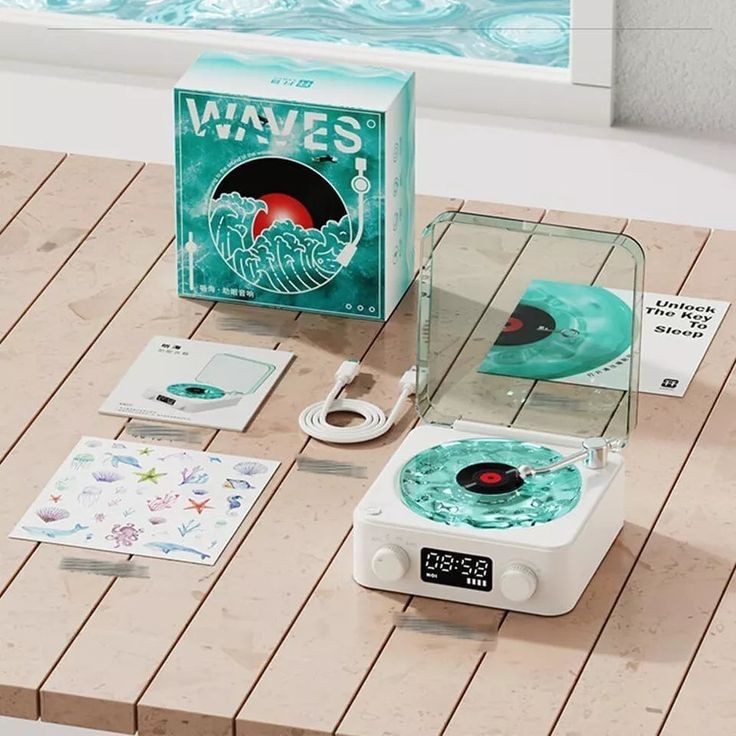 گرامافون موزیکال اسپیکردار اورجینال Waves