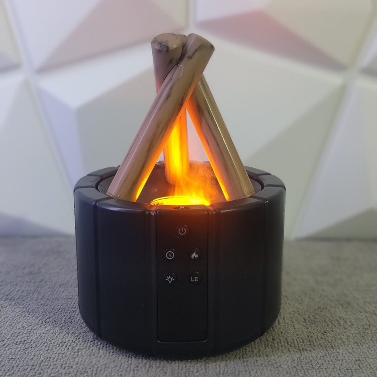 دستگاه بخور سرد و رطوبت ساز Bonfire H9 طرح هیزم اورجینال