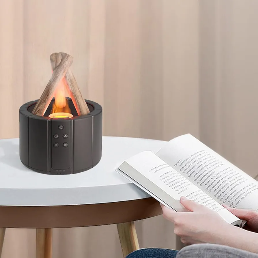 دستگاه بخور سرد و رطوبت ساز Bonfire H9 طرح هیزم اورجینال