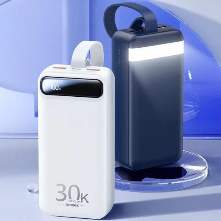 پاوربانک ریمکس مدل RPP-522 ظرفیت 30000 میلی آمپر ساعت