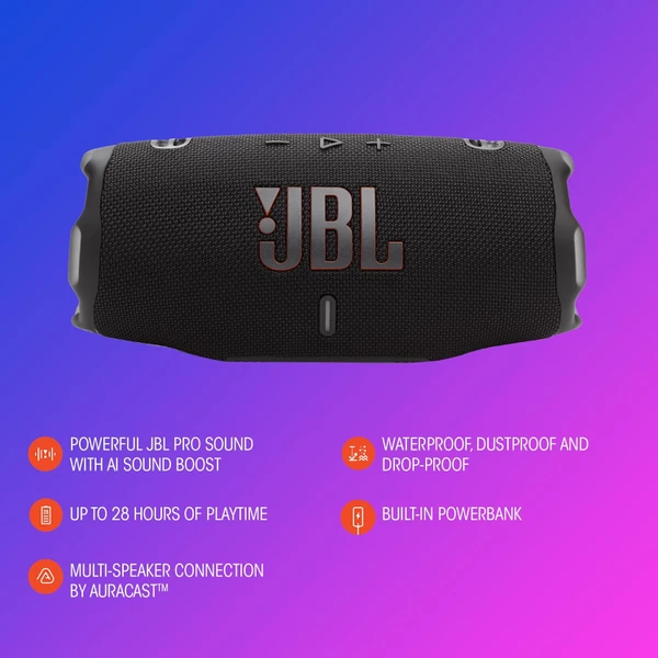 اسپیکر بلوتوثی قابل حمل جی بی ال JBL Charge 6