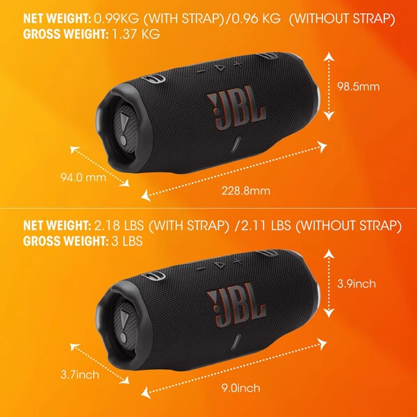 اسپیکر بلوتوثی قابل حمل جی بی ال JBL Charge 6
