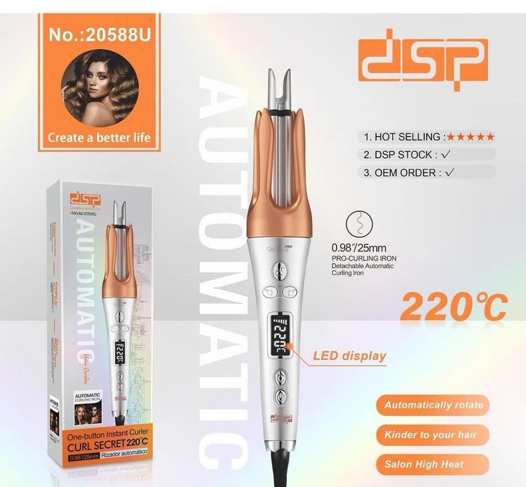 دستگاه فر کننده مو شیگلم SHEGLAM در 2 سایز 25mm و 32