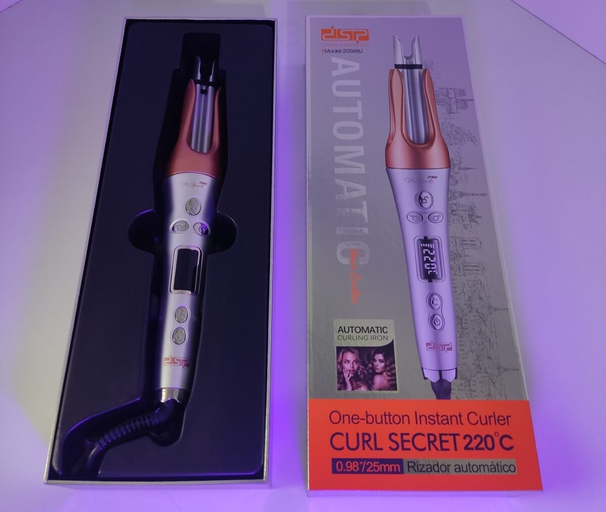 دستگاه فر کننده مو شیگلم SHEGLAM در 2 سایز 25mm و 32