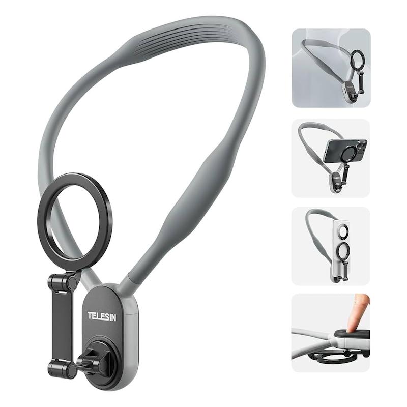 هولدر گردنی تلسین مدل Telesin MNM-001 مگنتی سیلیکونی
