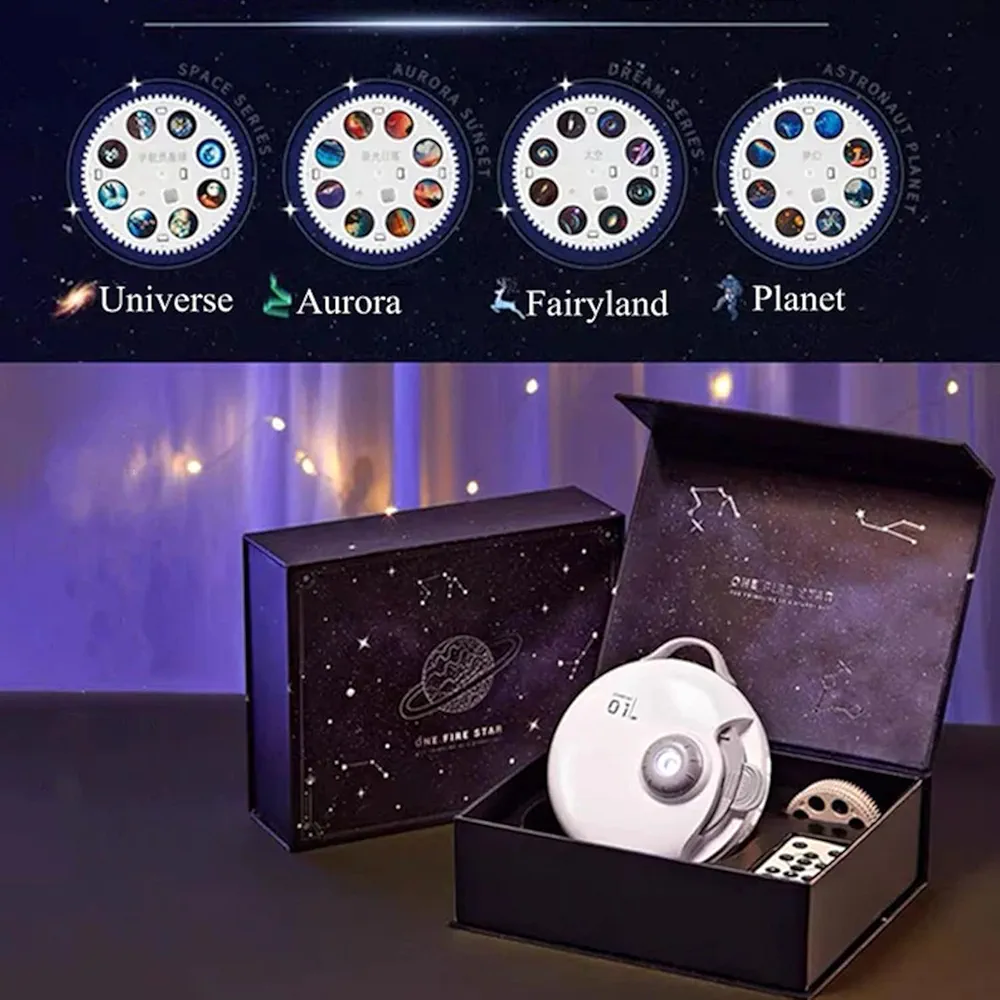ویدئو پروژکتور one fire star projector WH -E18 اسپیکردار