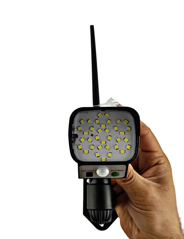 پروژکتور دیواری خورشیدی اورجینال طرح دوربین مداربسته مدل Pr-Cam | چراغ امنیتی سنسوردار