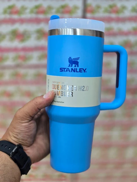 ماگ استنلی تامبلر طرح ساده QUENCHER H20 در رنگبندی جذاب مستر کوالیتی
