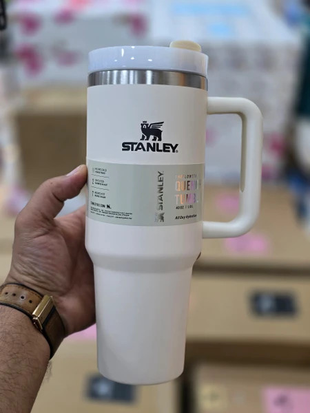 ماگ استنلی تامبلر طرح ساده QUENCHER H20 در رنگبندی جذاب مستر کوالیتی