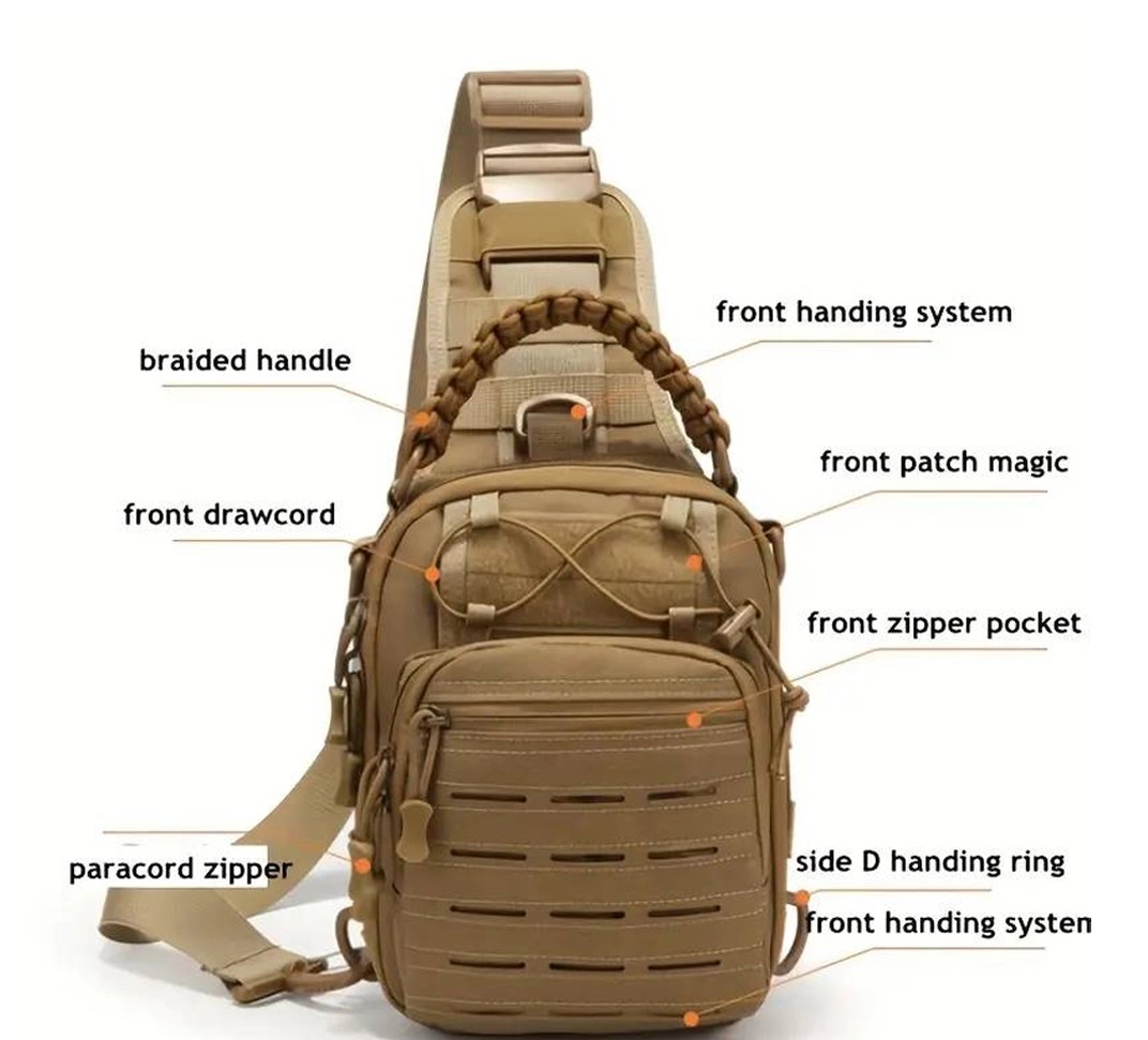 بادی بگ تاکتیکال مدل TACTICAL 5.11 (دوشی و دستی) برزنت