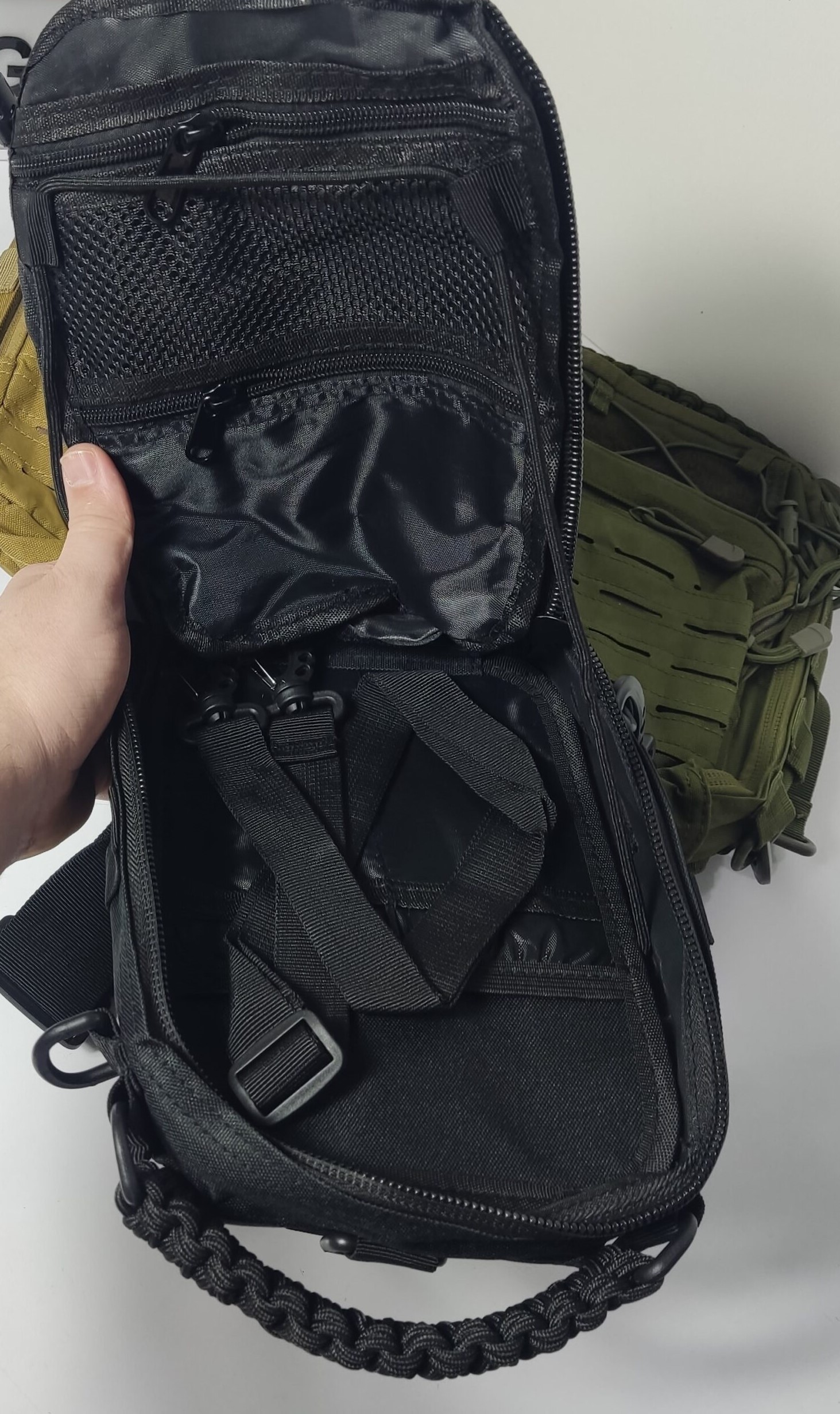 بادی بگ تاکتیکال مدل TACTICAL 5.11 (دوشی و دستی) برزنت