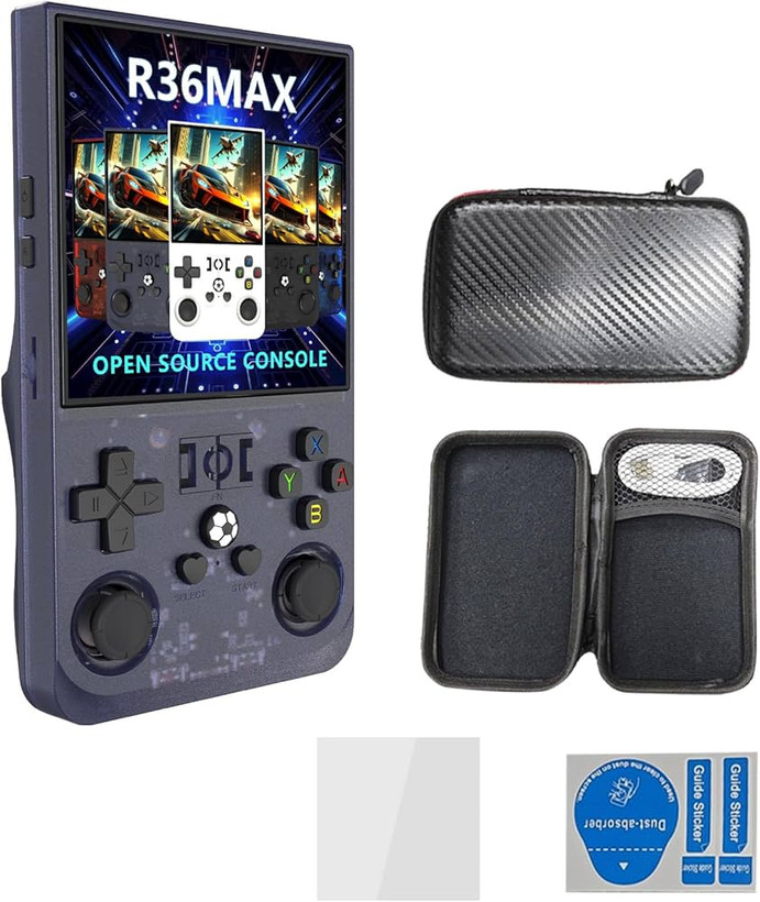 کنسول بازی دستی رترو مدل R36Max با صفحه نمایش IPS