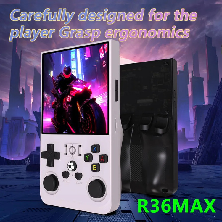 کنسول بازی دستی رترو مدل R36Max با صفحه نمایش IPS