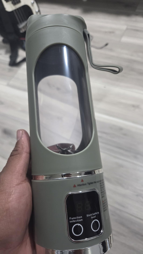 شیکر و اسموتی ساز شارژی HS-860 اورجینال | مخلوط کن 12 تیغه برقی قابل حمل برای اسموتی و پروتئین شیک