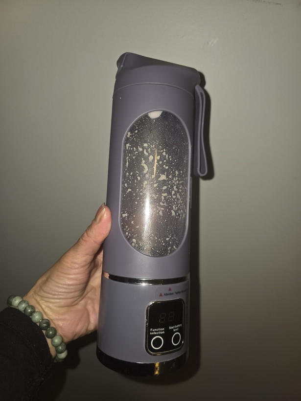 شیکر و اسموتی ساز شارژی HS-860 اورجینال | مخلوط کن 12 تیغه برقی قابل حمل برای اسموتی و پروتئین شیک