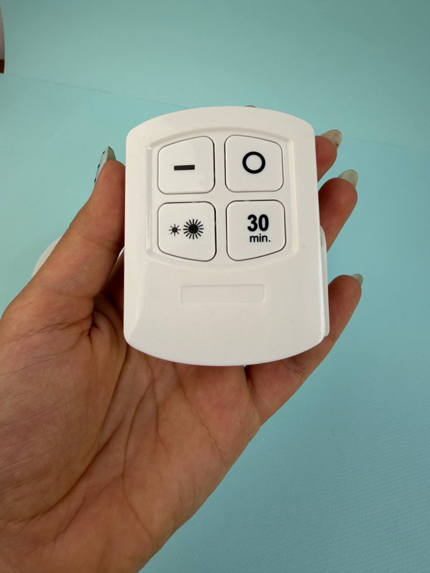 چراغ اضطراری زیر کابینتی (چراغ سقفی، چراغ مخفی) ریموت دار و باطریخور 3in1