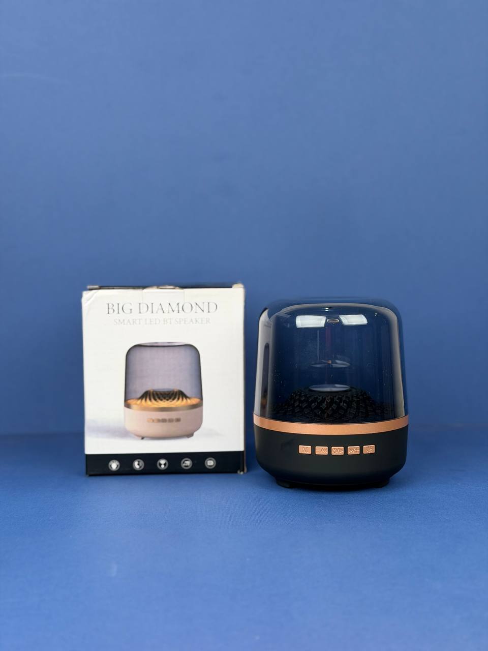 اسپیکر بلوتوثی چراغ دار مدل بیگ دایموند BIG DIAMOND با نور LED