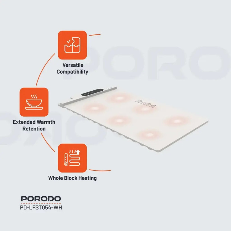 صفحه گرمکننده غذا Porodo Lifestyle Warming Food Mat