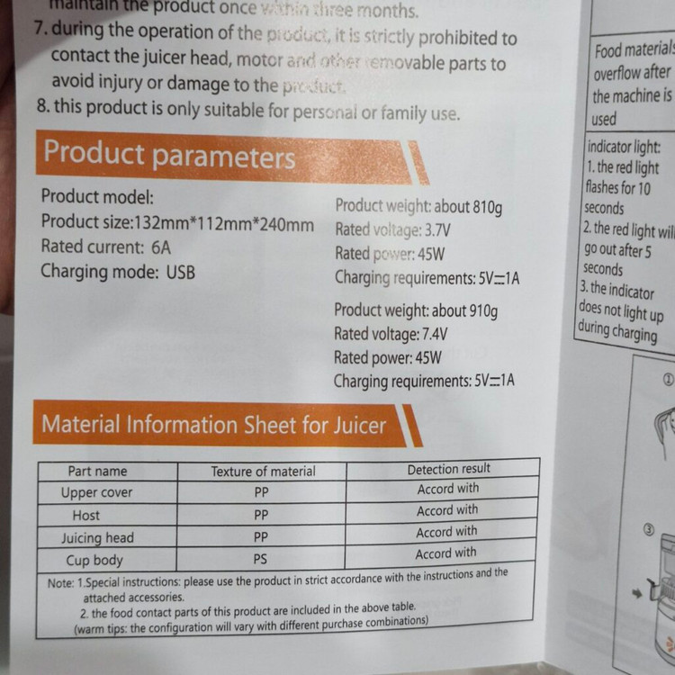 آبمیوهگیر شارژی بیسیم مدل Citrus Juicer