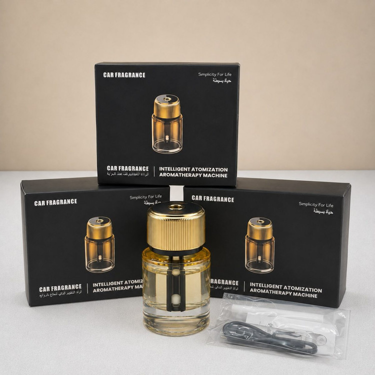 بخور لیزری کارفرگرنس طلایی 160 میل CAR FRAGRANCE اورجینال