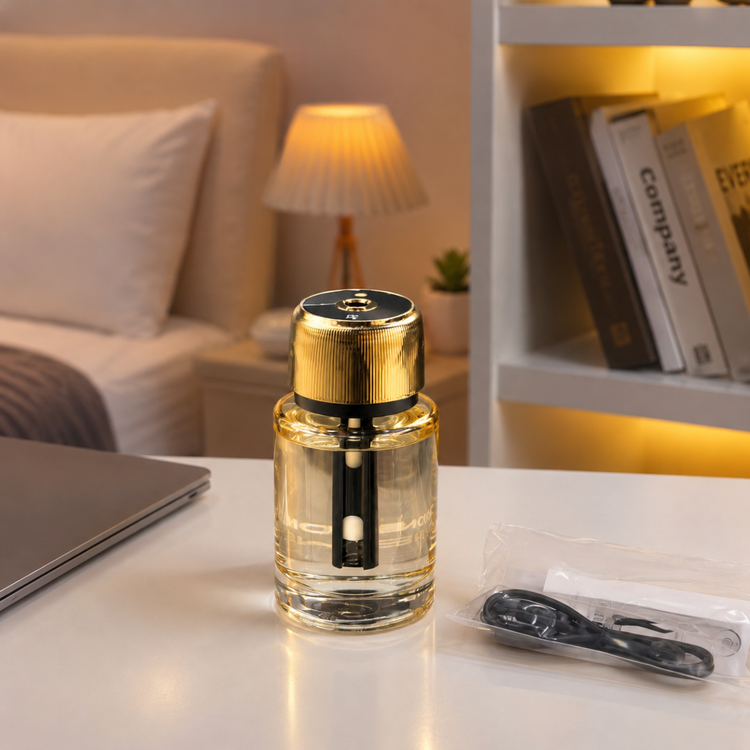 بخور لیزری کارفرگرنس طلایی 160 میل CAR FRAGRANCE اورجینال
