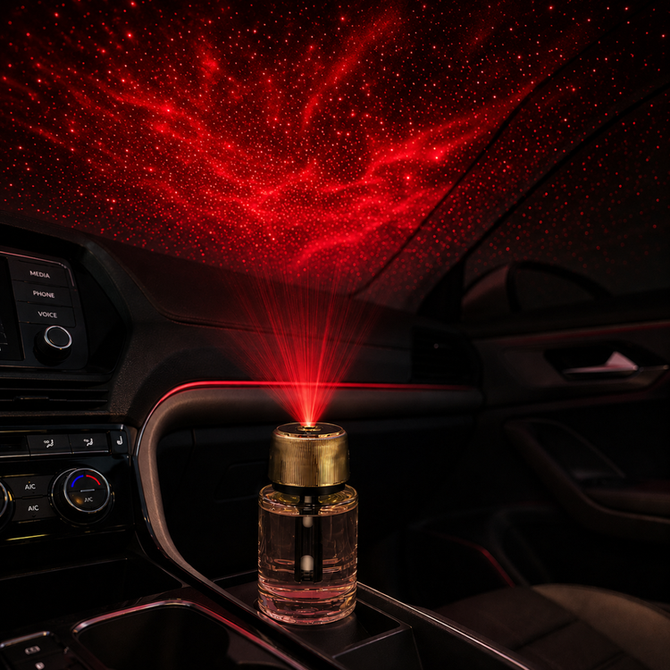 بخور لیزری کارفرگرنس طلایی 160 میل CAR FRAGRANCE اورجینال