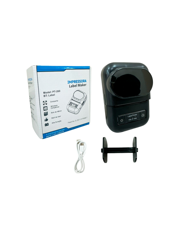 لیبل پرینتر قابل حمل مدل PT-260 (Impressora Label Maker)