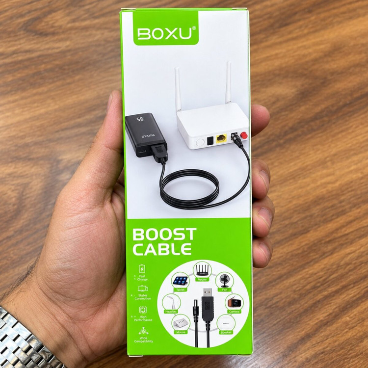 کابل کانکتور DC اتصال مودم به پاوربانک مدل BOXU