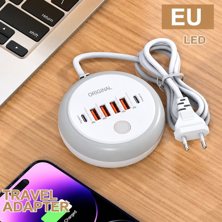هاب شارژ چندپورتی LED اورجینال