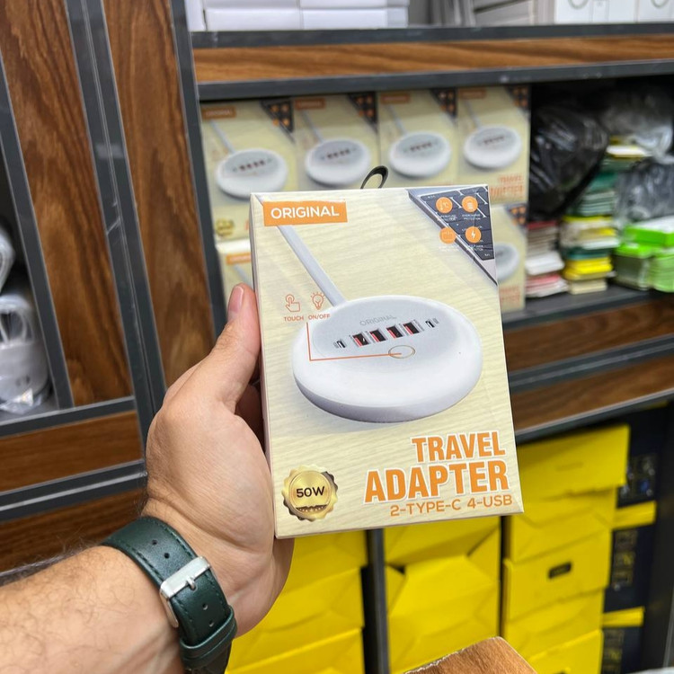هاب شارژ چندپورتی LED اورجینال