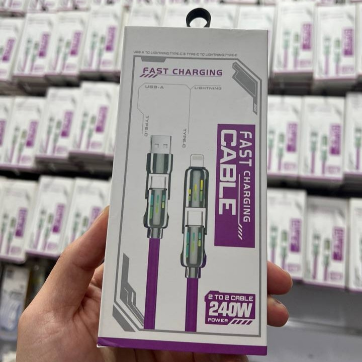 کابل چند حالته 240W اورجینال سری فلزی