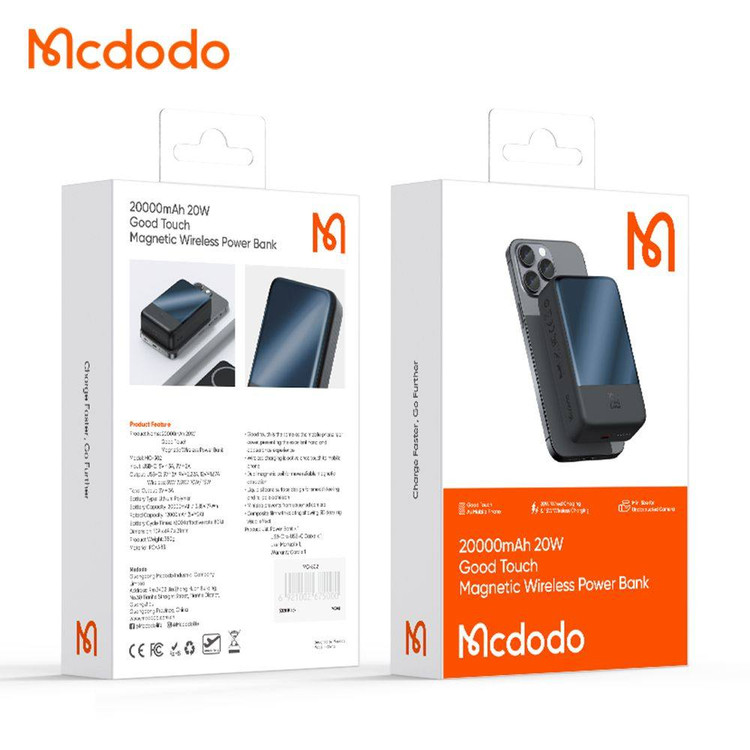 پاوربانک Mcdodo مدل MC-502 ظرفیت 20,000mAh