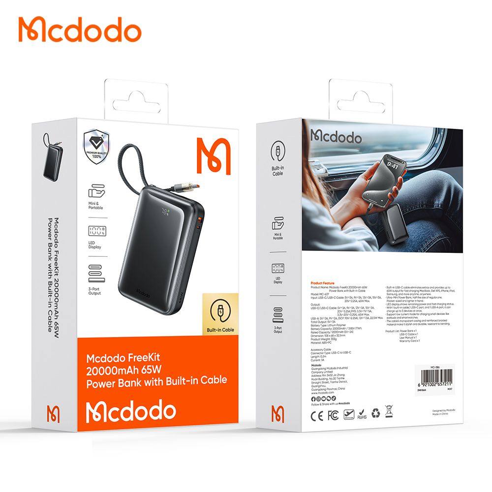 پاوربانک Mcdodo مدل MC-6370