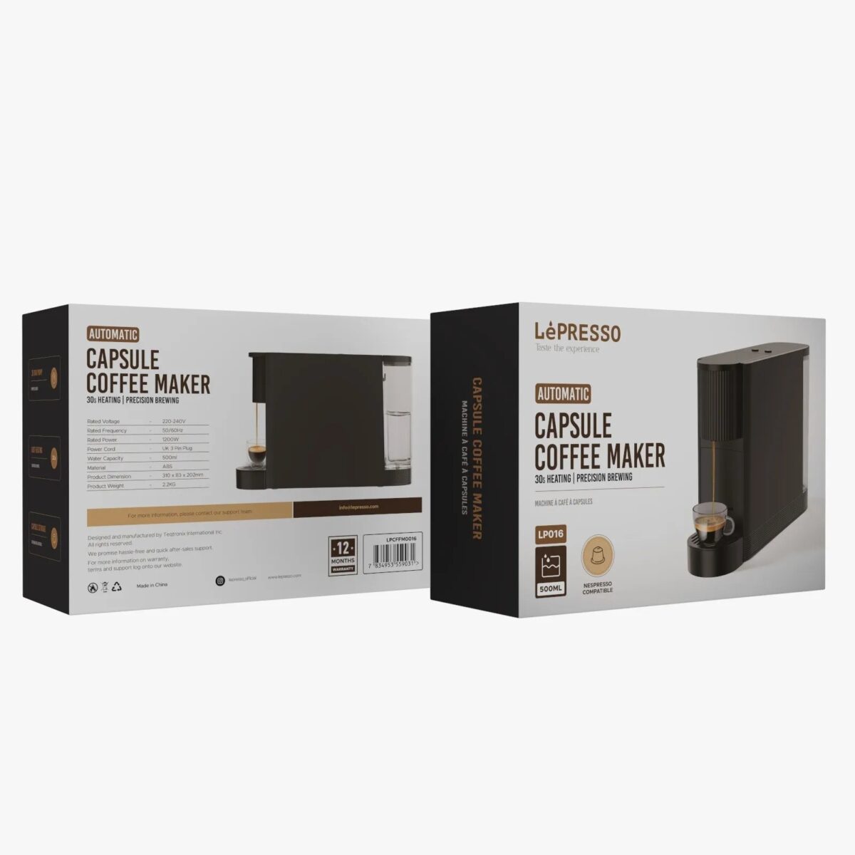 دستگاه اسپرسوساز کپسولی LePRESSO مدل LPCFFM0016