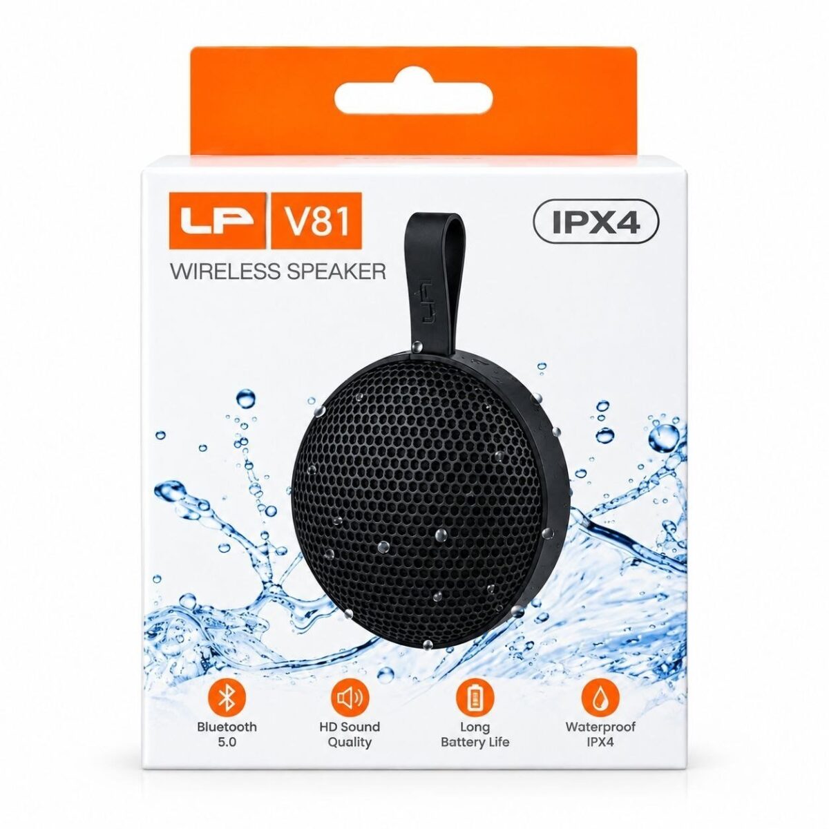 اسپیکر بلوتوثی قابل حمل اورجینال LP مدل V81