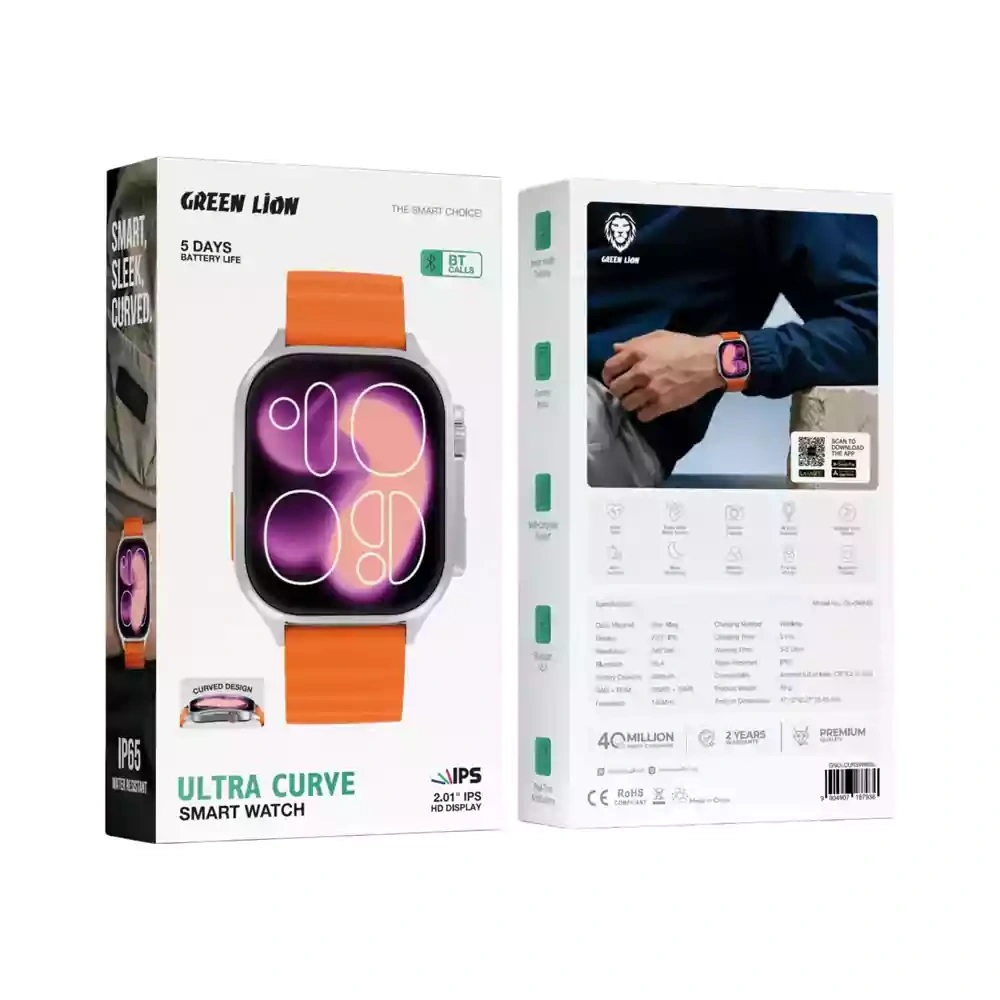 ساعت هوشمند Green Lion مدل Ultra Curve