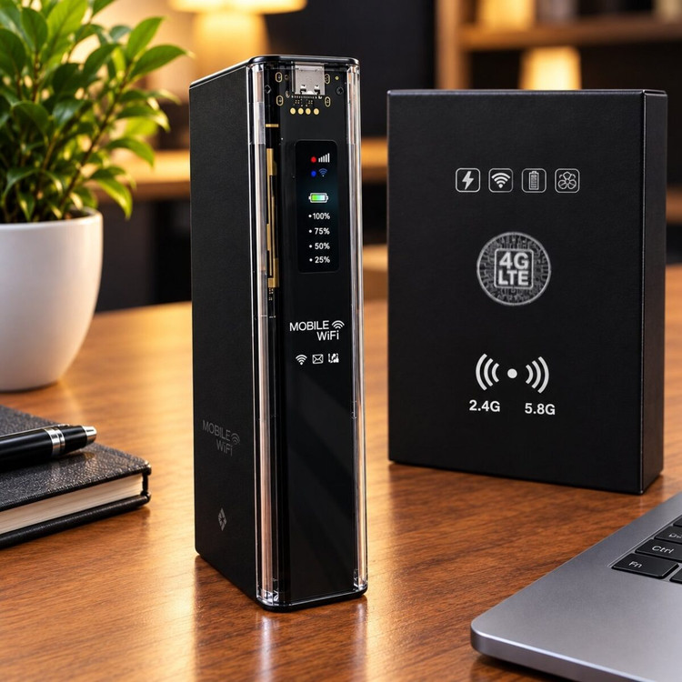 مودم جیبی اورجینال 4G LTE WiFi با باتری 8000 میلیآمپر و قابلیت پاوربانک