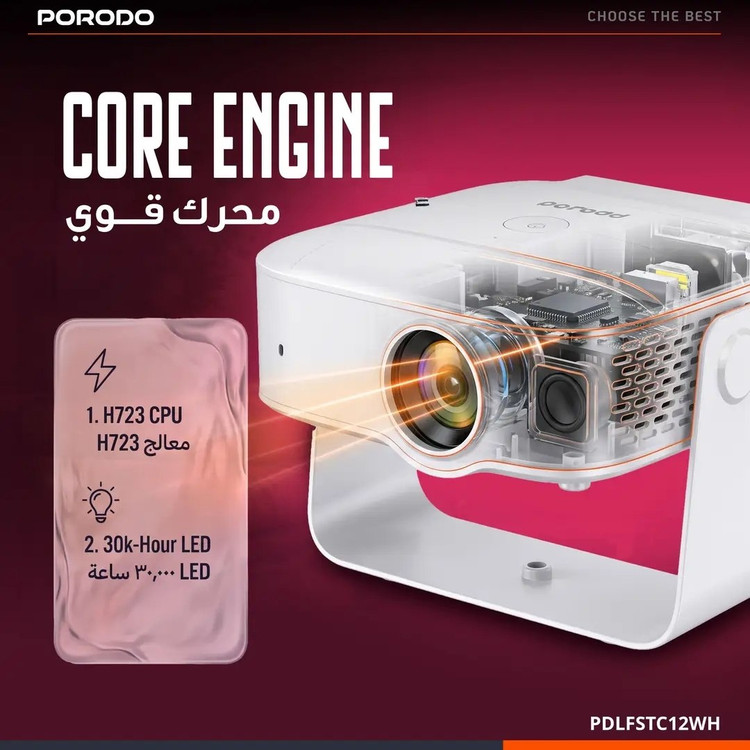 ویدیو پروژکتور هوشمند اورجینال پرودو مدل PDLFSTC12WH