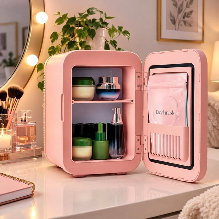 یخچال کوچک آرایشی و پوستی پرودو Porodo Frostlite با آینه LED
