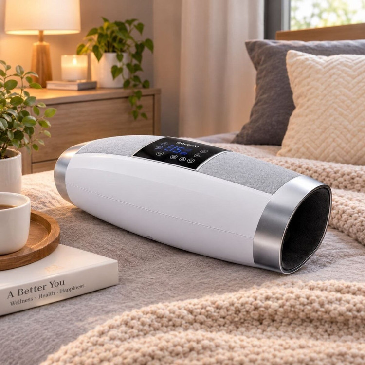 ماساژور گرمایشی دست و انگشتان پرودو مدل PD-APHNDMS-GY (Porodo Hand & Fingers Heated Massager)